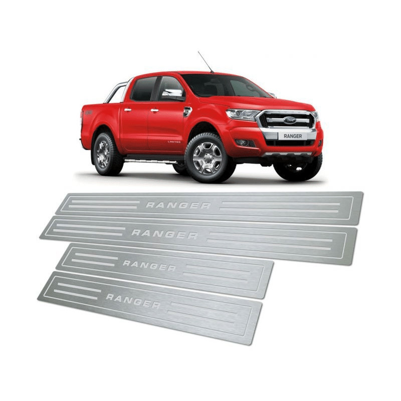 Soleira de Porta Ranger 2017/.. - Aço Inox em Oferta na Shopee