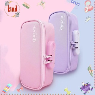 Caixa De Lápis Durável Tipo , Estojo Portátil Com Bloqueio De Senha De Quatro Camadas , Saco De Caneta Código De Grande em Oferta na Shopee