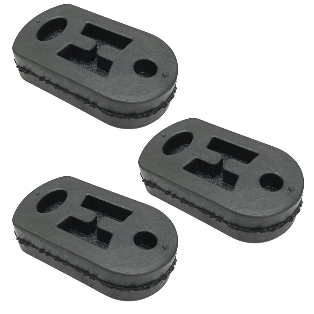 kit Borracha Coxim Do Escapamento Peugeot 206 / 207 C/kit 3 Pç