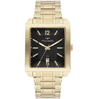 RELÓGIO TECHNOS MASCULINO DOURADO QUADRADO 2115KOBS/1P em Oferta na Shopee