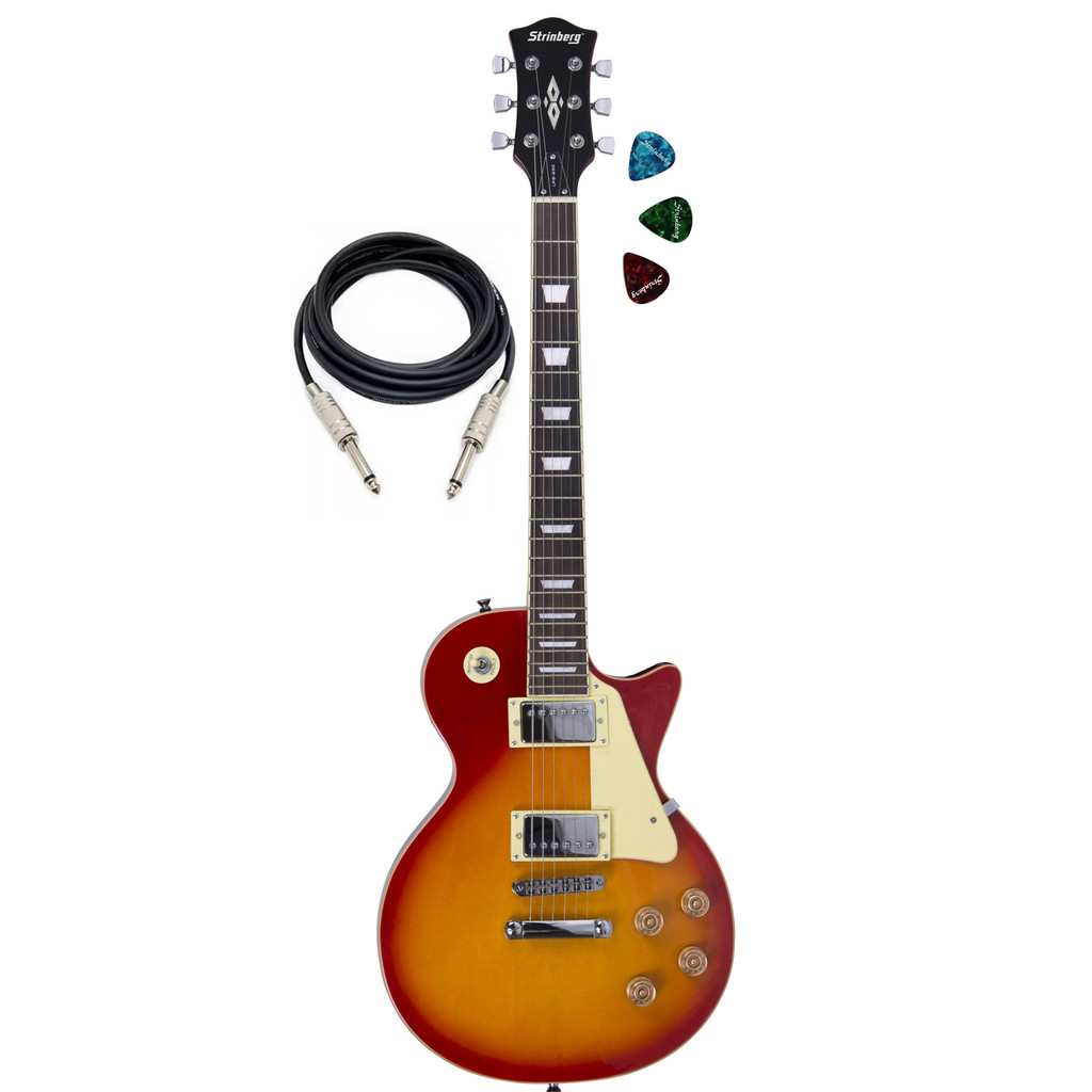 Guitarra Strinberg Lps230 Cs Cherry Sunburst Maple Les Paul