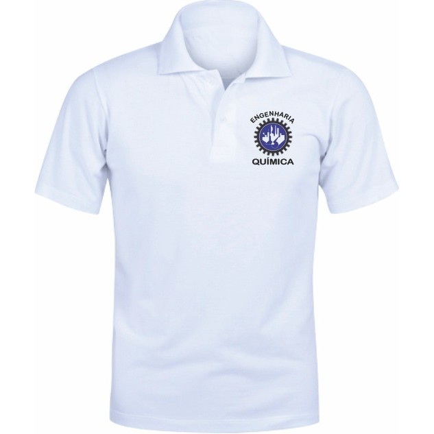 Engenharia Química Camiseta  Polo Unissex Malha Piquet