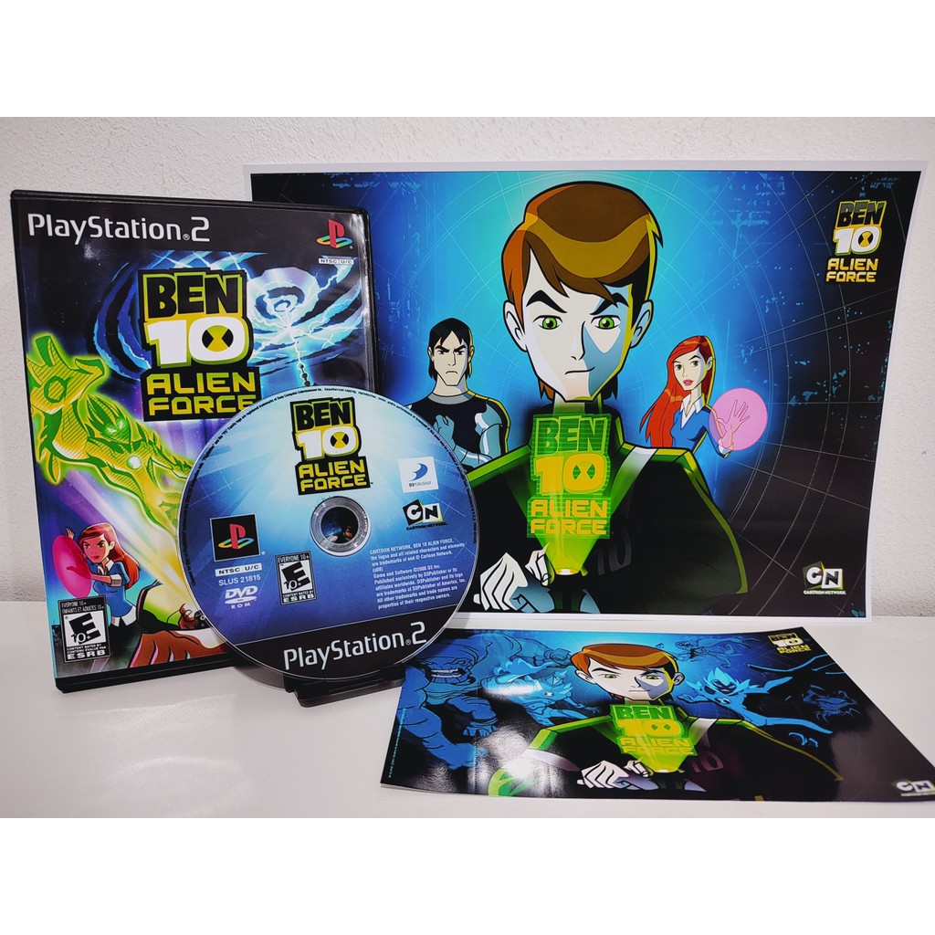 Ben 10 Alien Force com Poster  / PS2