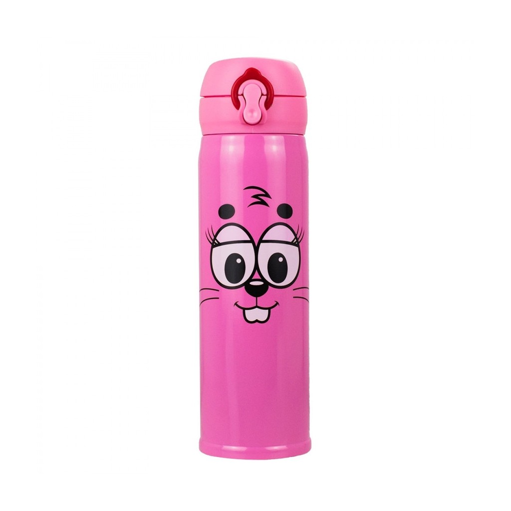 Garrafa Térmica Rosa Dalila 400ml - Turma Da Mônica