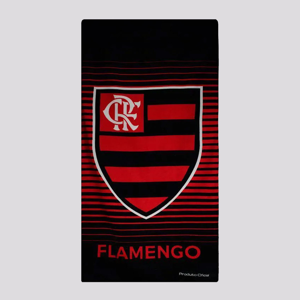 Toalha de Banho Bouton Flamengo Veludo em Oferta na Shopee