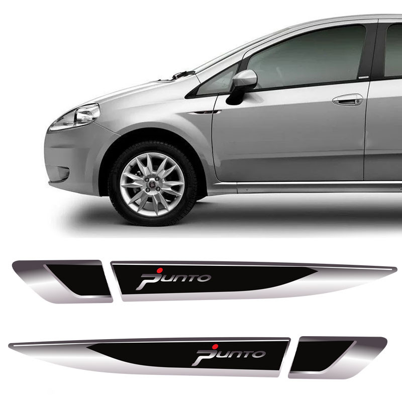 Par De Aplique Lateral Punto 2008 Ate 2014 Emblema Resinado