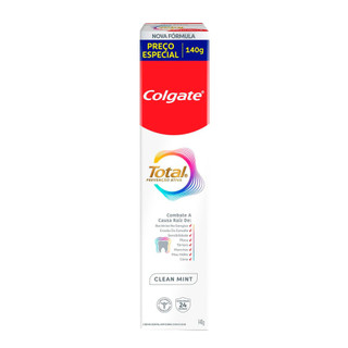Creme Dental Colgate Total Clean Mint 140g em Oferta na Shopee