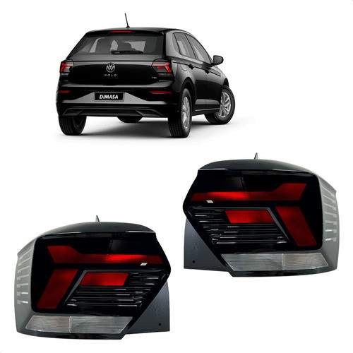 Lanterna Lente Preta Traseira Le Ld Polo 2018/2025 Original em Oferta na Shopee