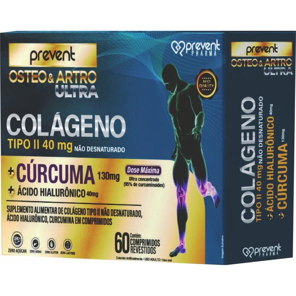 Kit 2x Osteo & Artro Move Condro+Gluco 60sache Laranja - PREVENT