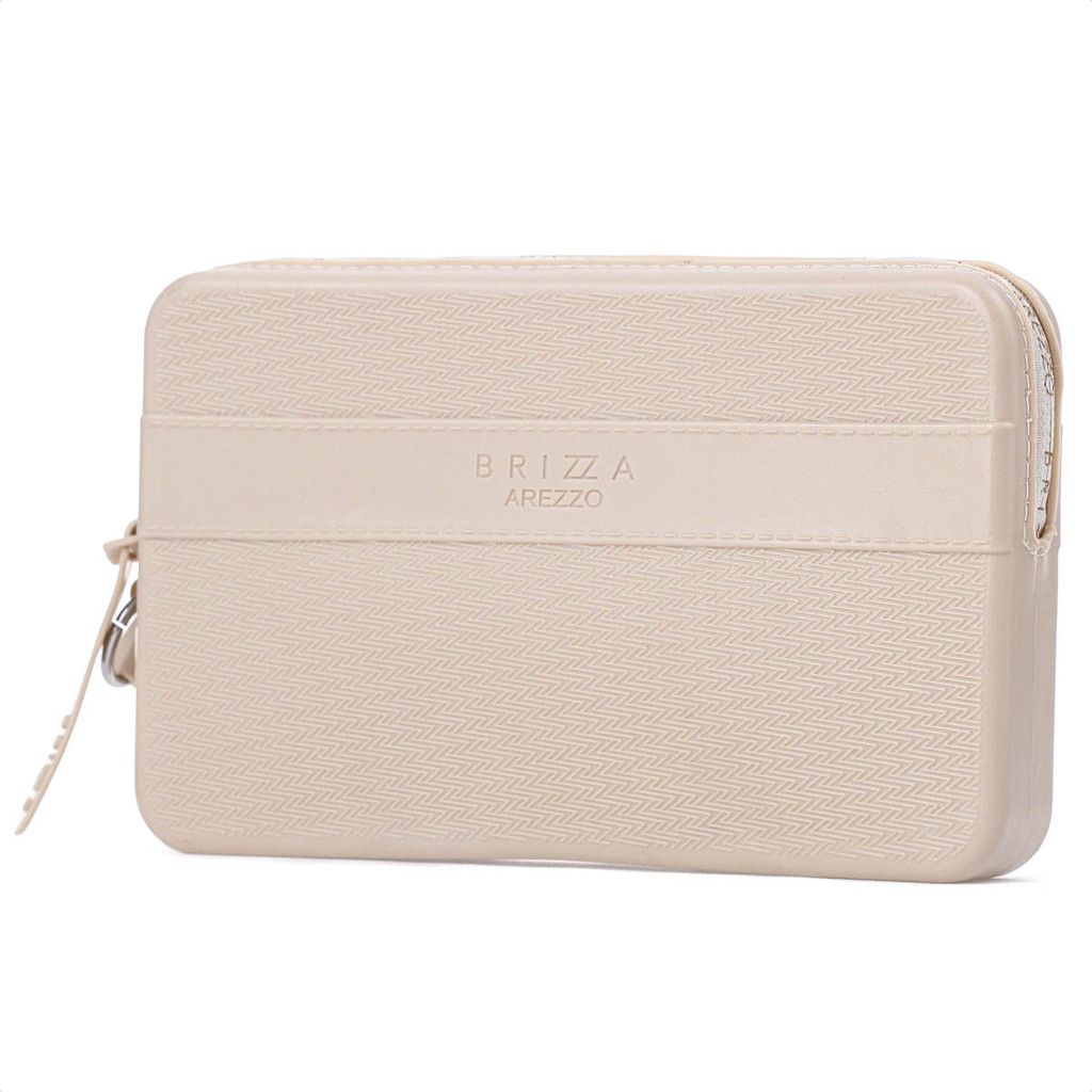 Detalhes do Bolsa Pequena Brizza Arezzo Bege - Feminino
