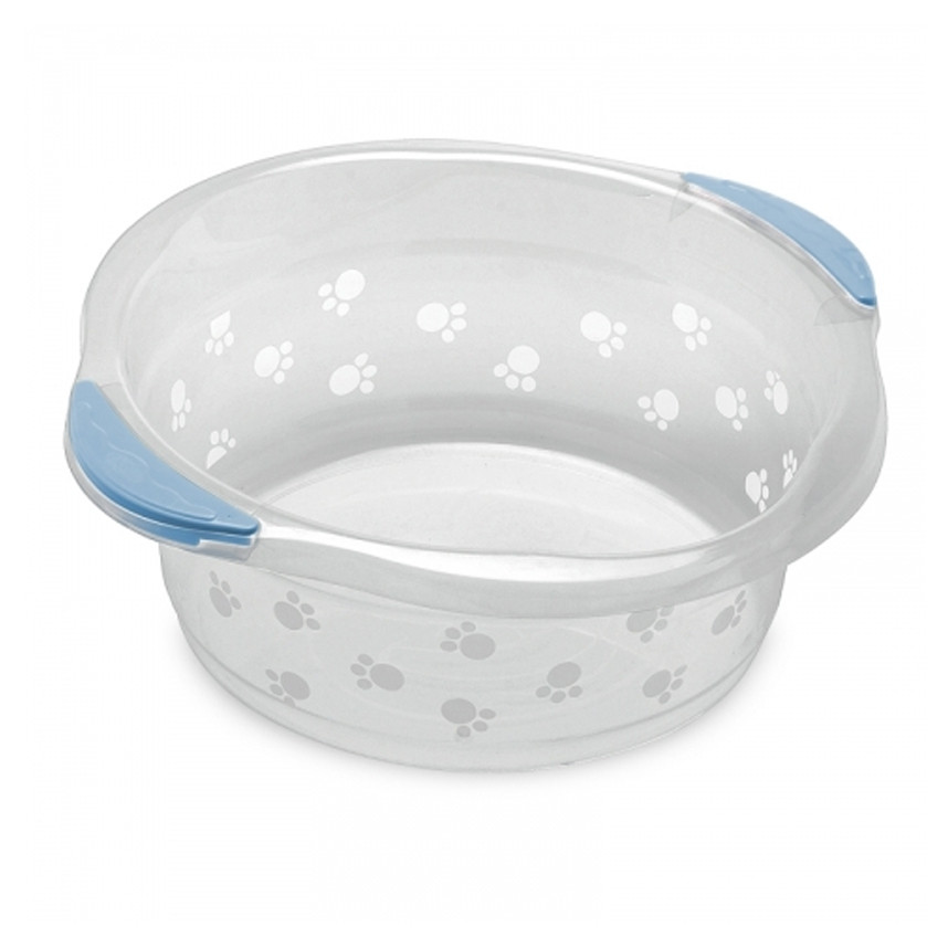 Bacia Bebê Cajovil 28 Litros Transparente Azul em Oferta na Shopee