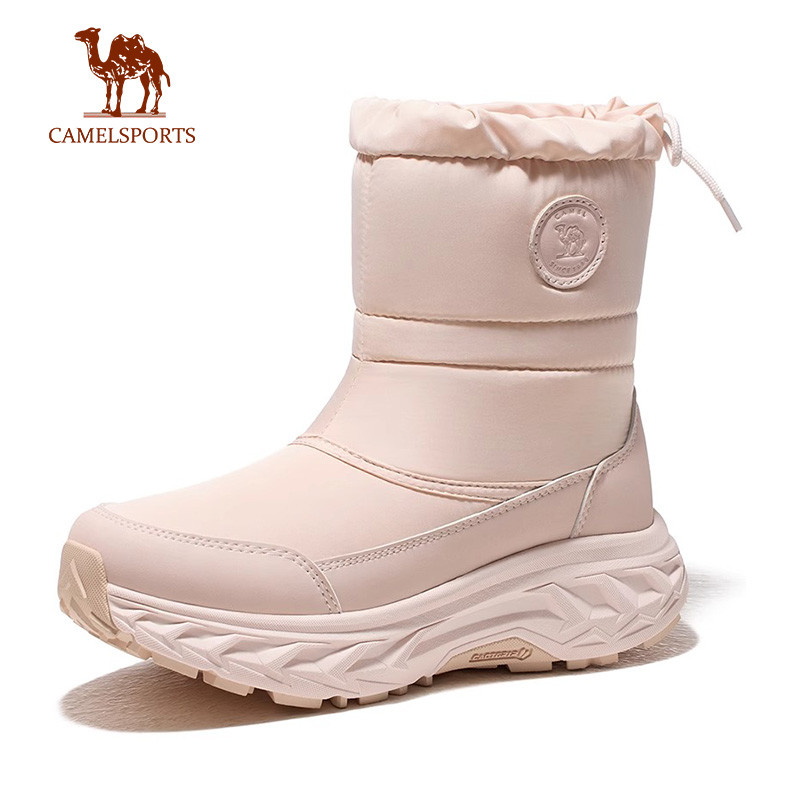 CAMEL SPORTS Botas De Neve Ao Ar Livre Inverno Feminino Mais Veludo Quente Imper