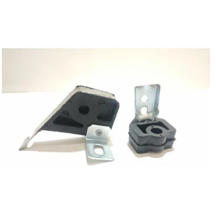 Borracha / Coxim Escapamento Renault Clio Kit C/ 2 Peças
