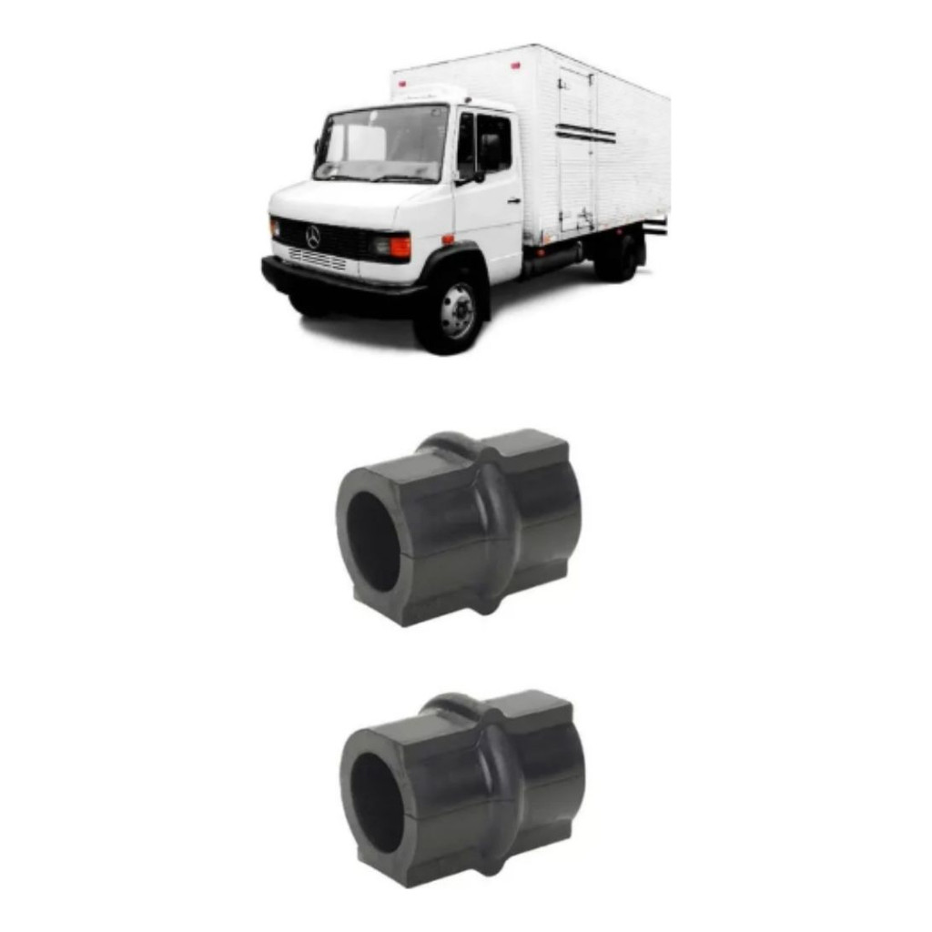 2 Buchas Barra Estabilizadora Traseira Mb L 710 D/ Mb L913 D