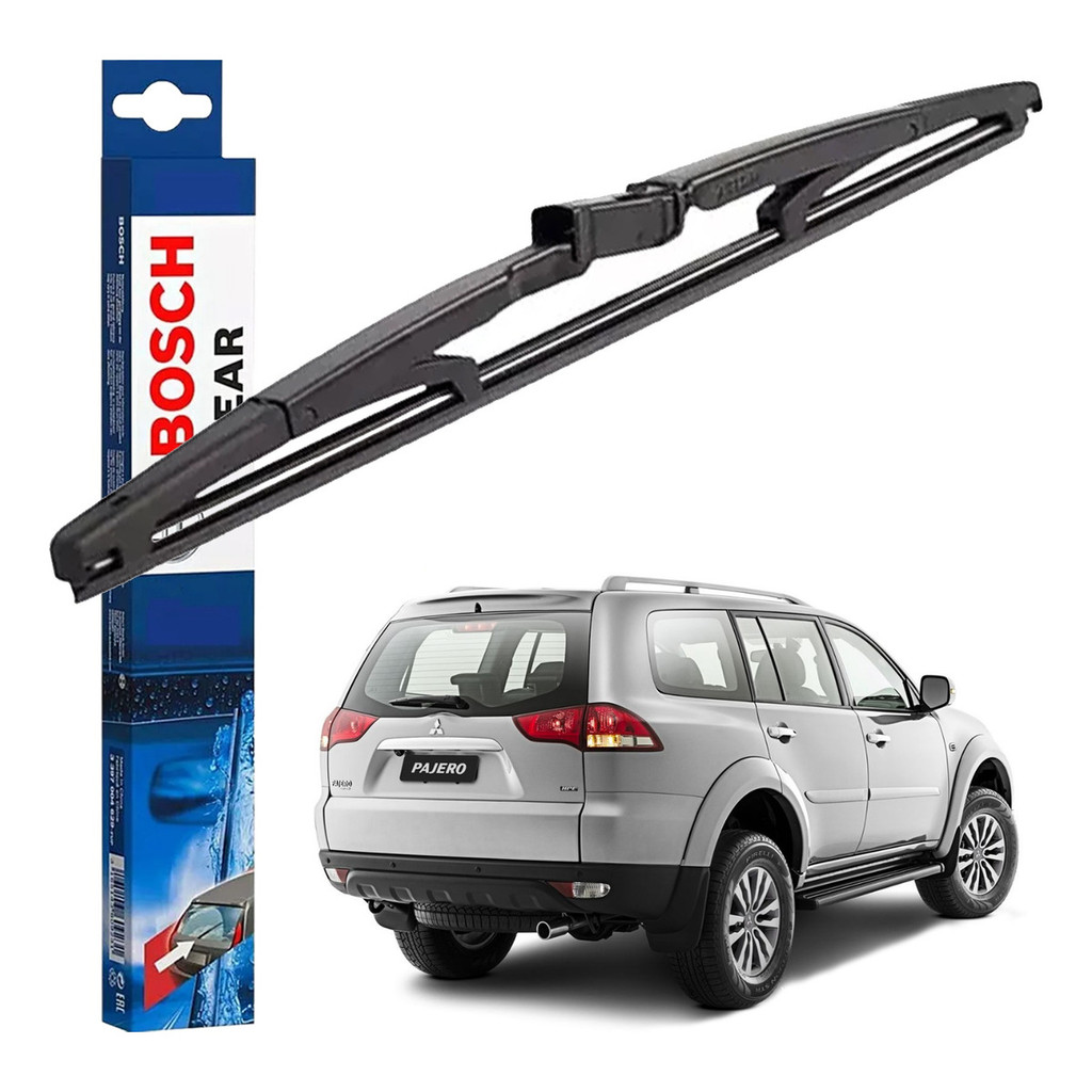 Palheta Traseira Limpador Vidro Vigia REAR Original Bosch Mitsubishi Pajero Sport 2007 A 2017 em Oferta na Shopee