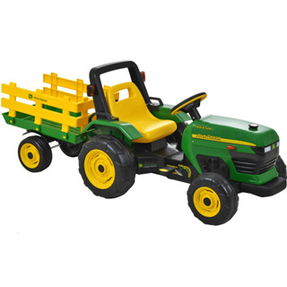 Trator de Pedal Peg Perego John Deere Tractor and Trailer em Oferta na Shopee