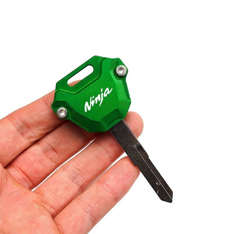Para Kawasaki NINJA 650 400 1000SX 1000 Z1000 Z900 RS Z650 ZX6R ZX10R Motocicleta Chave Capa Caso Escudo E Chaveiro