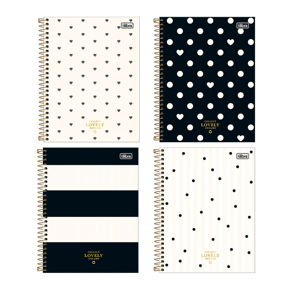 Caderno colegial capa dura 10x1 160 folhas West Village Tilibra - Stationery