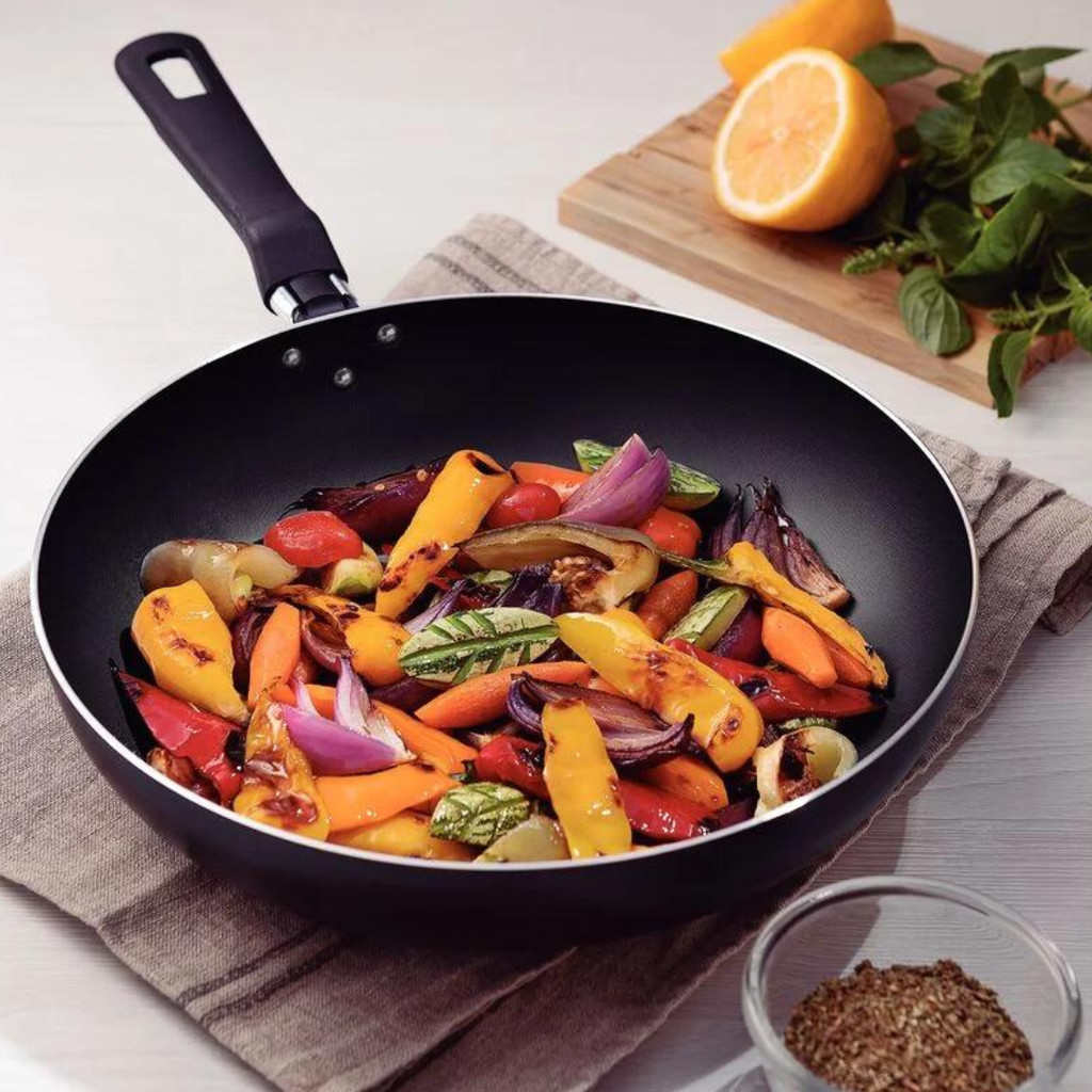 Frigideira Funda Antiaderente Em Alumínio Tramontina 2,2L Revestimento Starflon Max Grafite Resistente Receita Cozinha