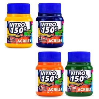 Tinta Vitro 150 37ml Acrilex - Escolha 4 Cores