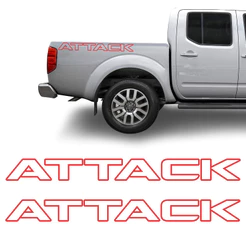 Kit Faixa Frontier Attack 2012/ Adesivo Modelo Original