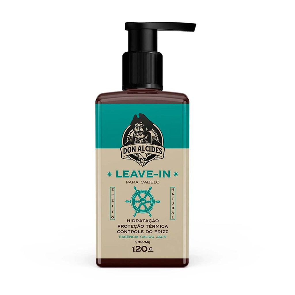Leave-in Para Cabelo Masculino Calico Jack 120g Don Alcides