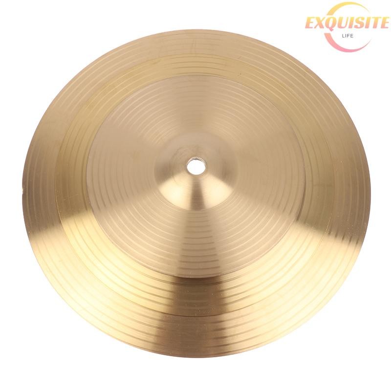 [EL] 6/8/10 Polegada Tambor Pratos De Latão Percussão Splash Crash Hi-Hat Jazz Drum Cymbal Para Instrumento Musical Part