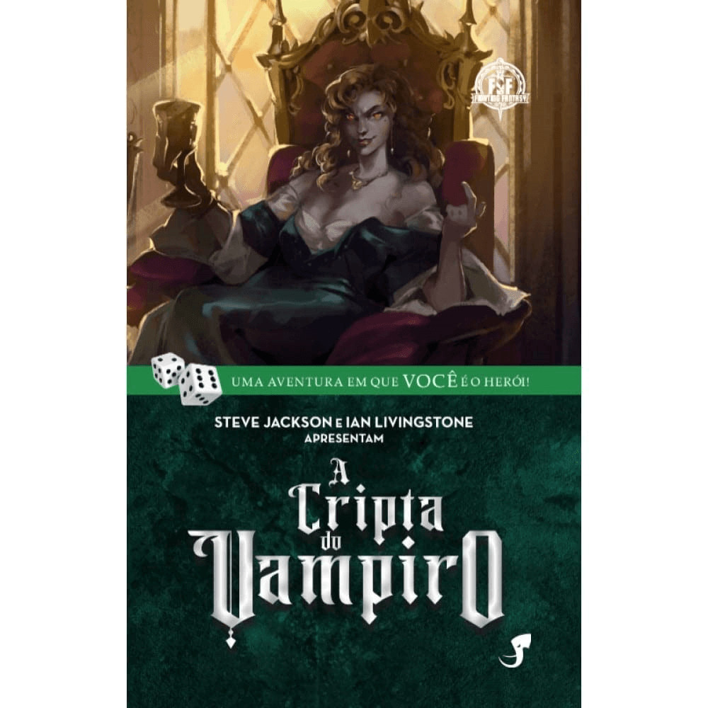 Livro - FF 25 - A Cripta do Vampiro  - Novo - Livro-Jogo