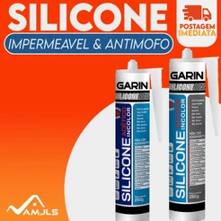 Silicone Acético Incolor 280g/250g Vedação Invisível Garin