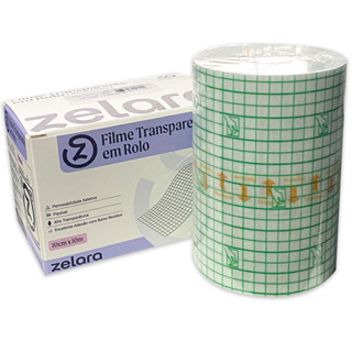 Filme Transparente Em Rolo Zelara 10cmX10m para Curativos e Fixação em Oferta na Shopee