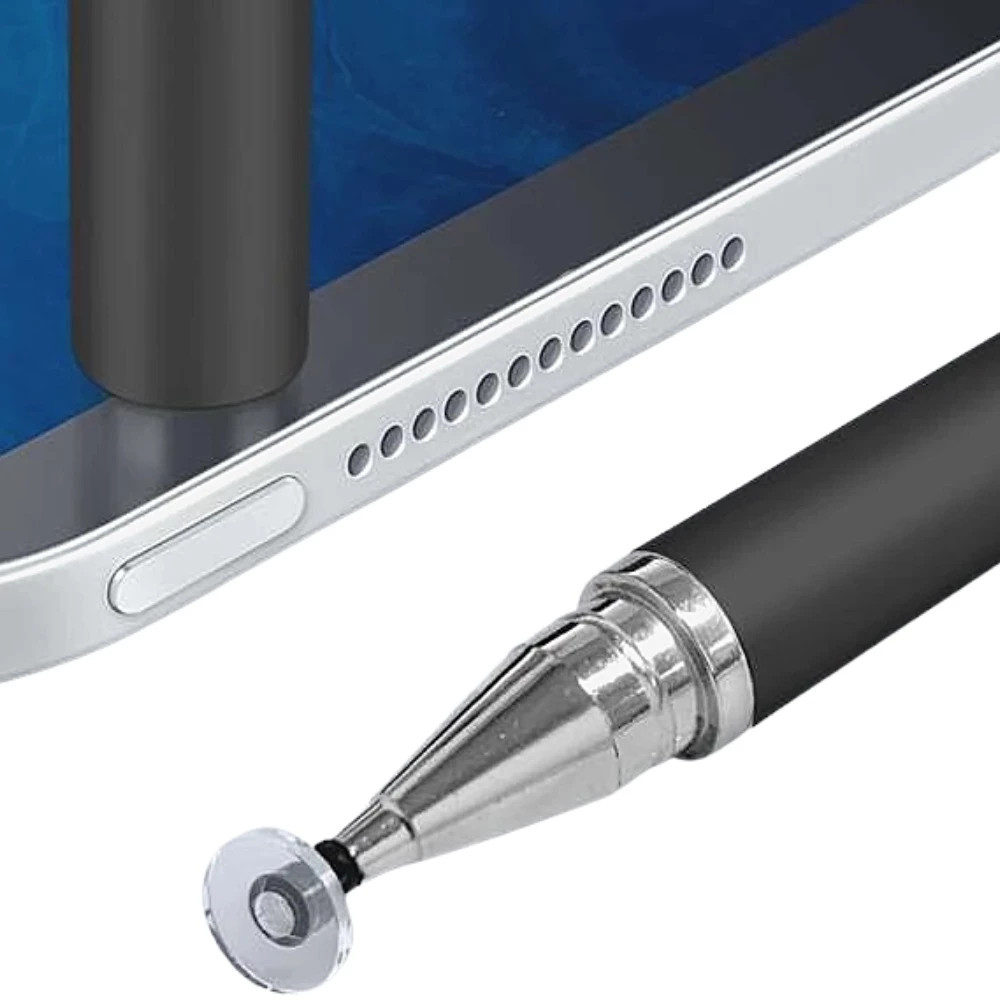 Caneta Touch Ponta Dupla Para Tablets Smartphones Telas Sensíveis Ao Toque - OFICIAL Promotion