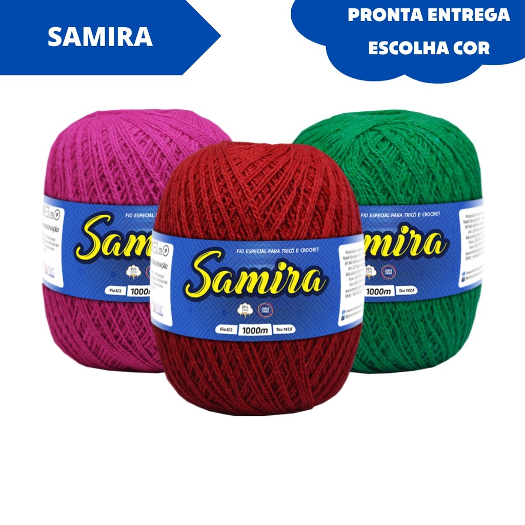 Fio/Linha Samira São João Tex 147,6 - 1000 Metros em Oferta na Shopee