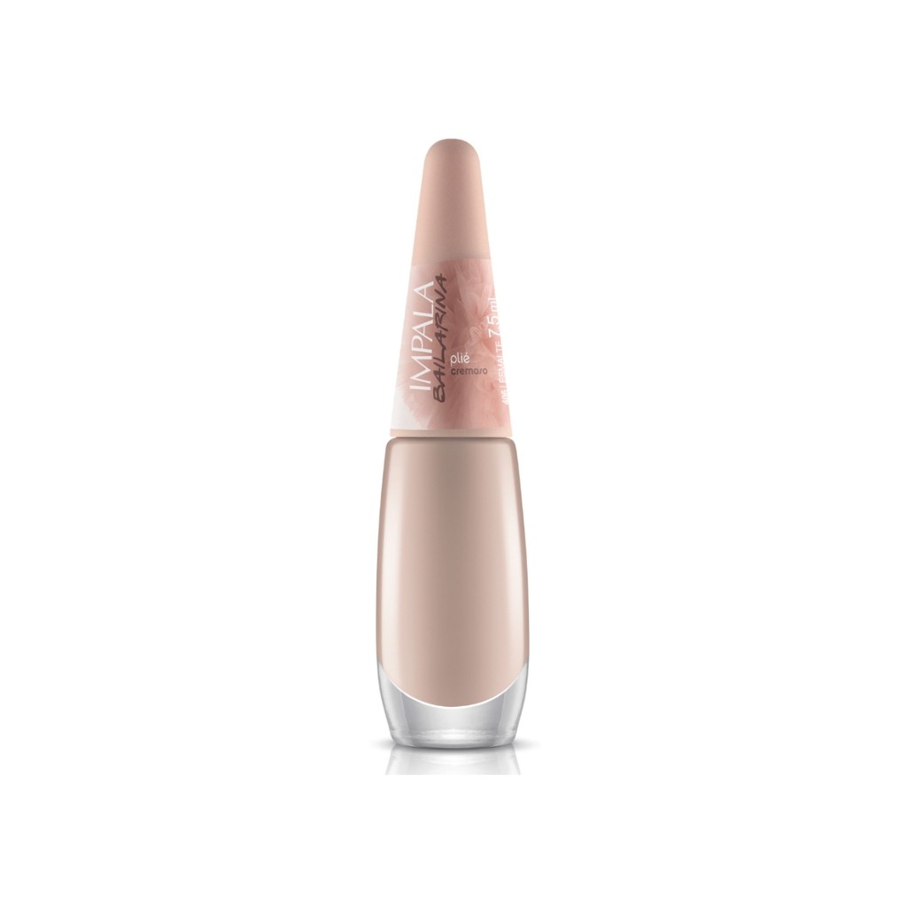 Esmalte Impala Coleção Bailarina Unha Cor Plie Cremoso