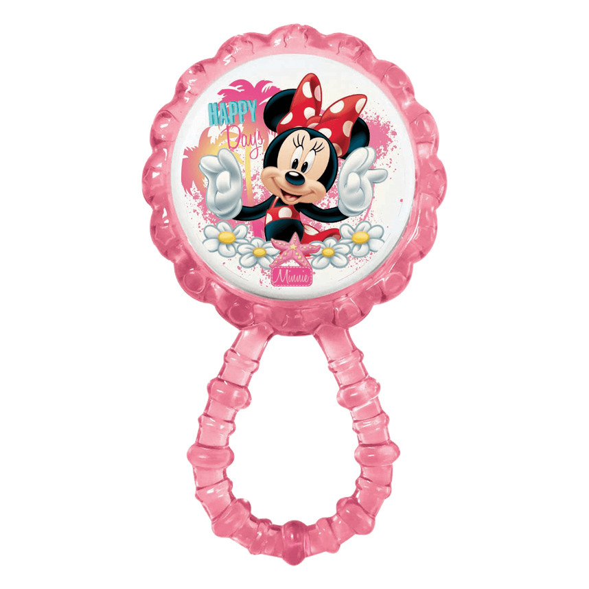 Chocalho Minnie Baby Go Com Mordedor Divertido