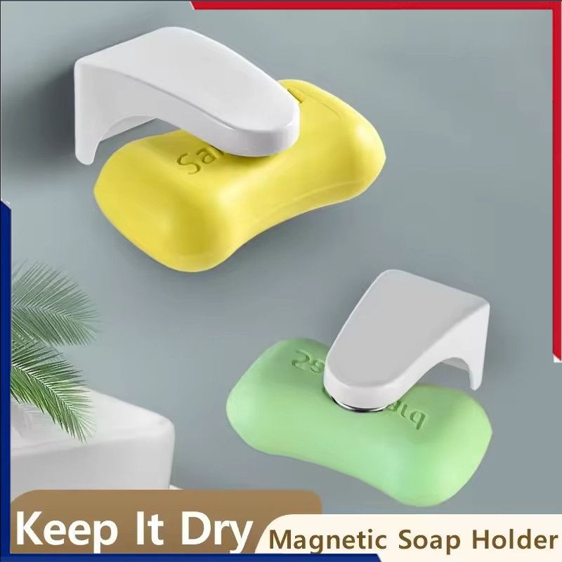 Suporte Magnético Para Saboneteiras, Organizador De Saboneteiras, Acessórios Para Banheiro, Suporte De Parede Para em Oferta na Shopee