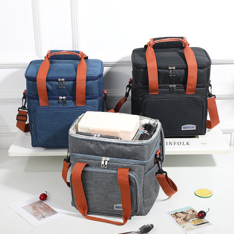 Bolsa Térmica De Grande Capacidade De Alta Qualidade Adequada Para Viagens De Piquenique Na Praia — imagem 1