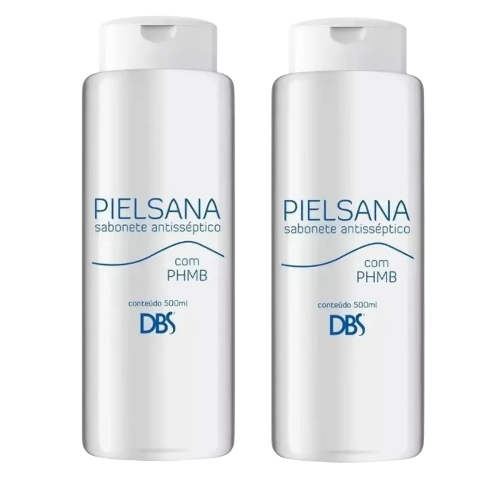 Kit 2x Pielsana Sabonete Antesséptico Com Phmb Liquido 500ml