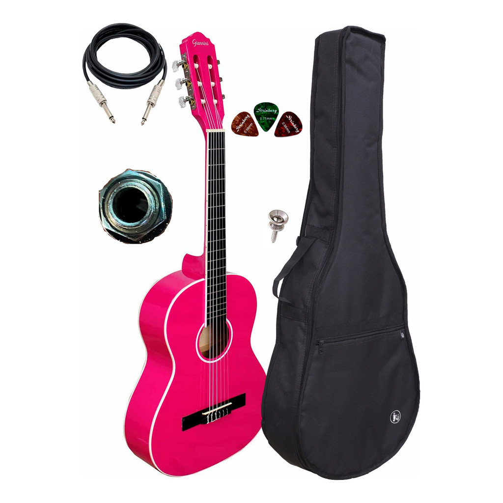 Violão Eletroacústico Giannini N6 + Capa Luxo E Acessórios