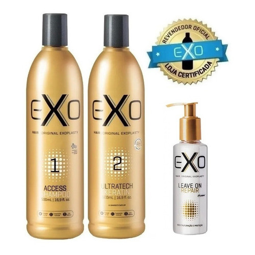Progressiva Exoplastia Capilar Exo Hair 2 X 500ml + Leave On
