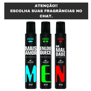 KIT 3 Perfumes de Cueca 40ml Apinil Aromático em Oferta na Shopee