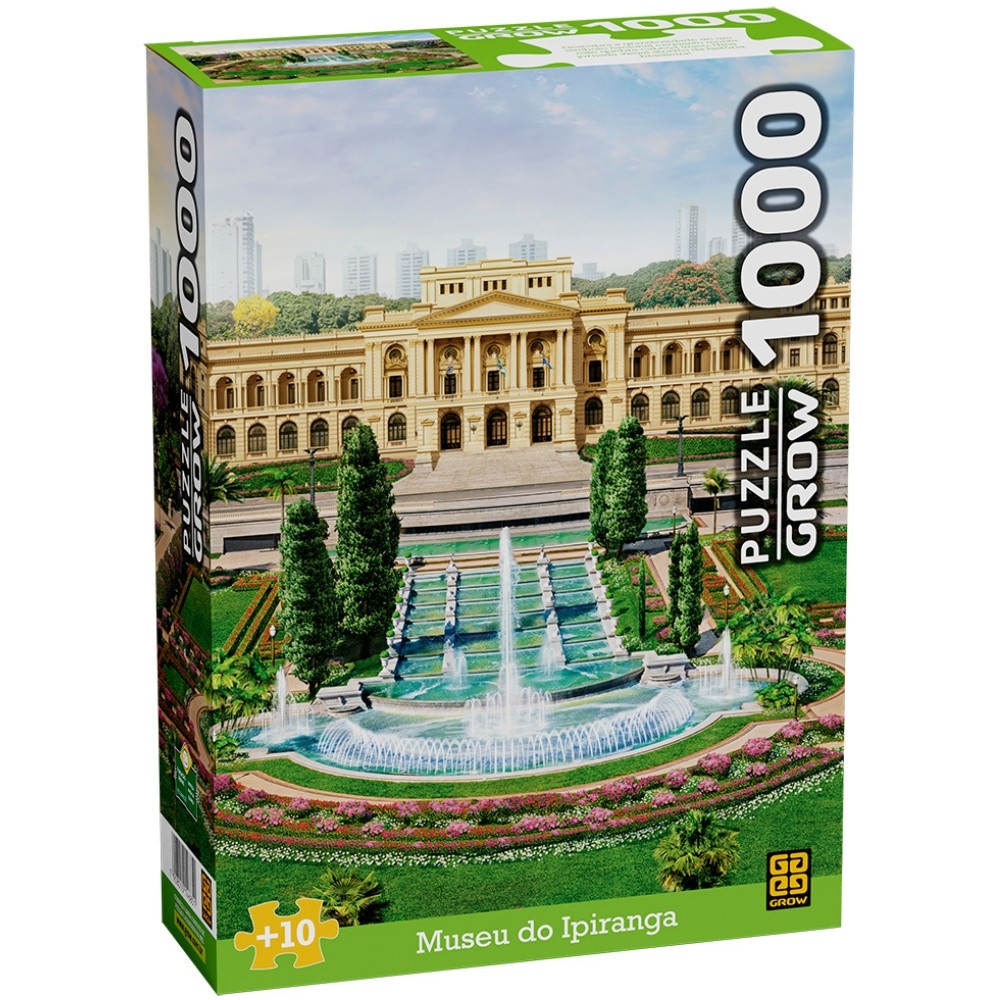 QUEBRA CABEÇA MUSEU DO IPIRANGA 1000 PEÇAS GROW PUZZLE JOGO PAISAGEM BRINQUEDO BRASIL SÃO PAULO SP em Oferta na Shopee