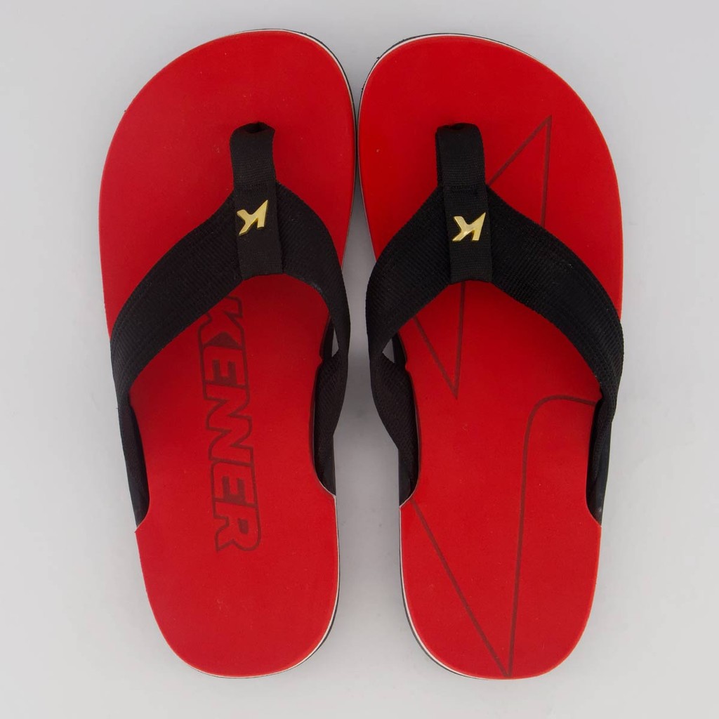 Chinelo Kenner NK6 Pro II Preto e Vermelho - Men Shoes