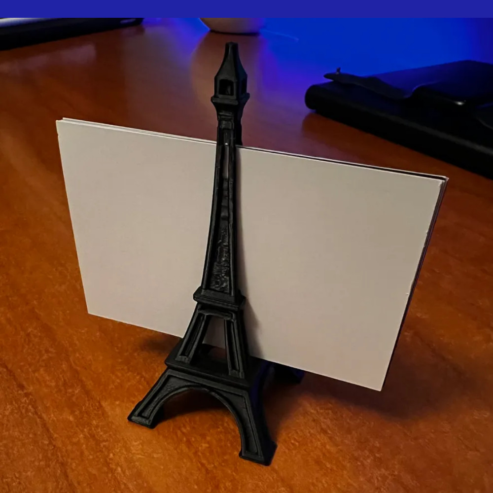 Expositor Porta Cartão De Visita PARIS TORRE EIFFEL Suporte para cartão panfleto Livreto Escritorio Sala