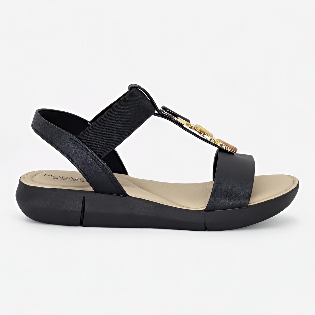 Sandalia Modare Ultra Conforto Ortopedica Feminina Pedraria Original em Oferta na Shopee