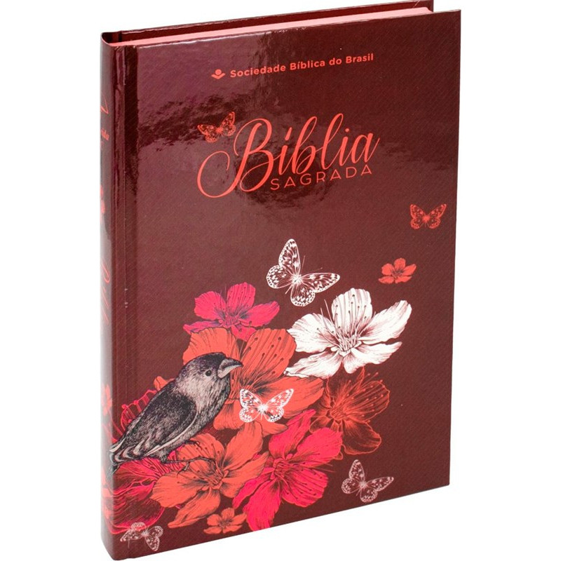 Bíblia Sagrada Flores | ARC | Capa Dura Evangelismo em Oferta na Shopee