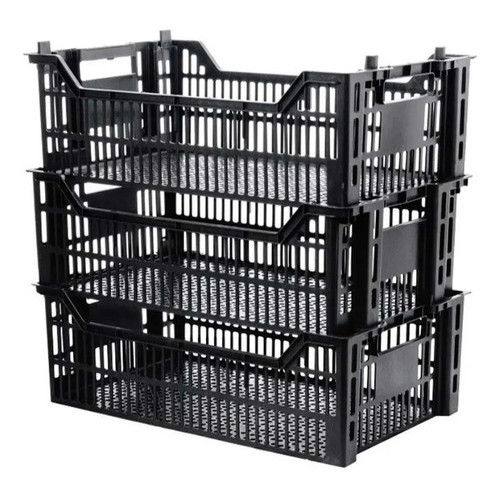 Kit 12 Peças Caixa Plástica Hortifruti Organizadora P/ Casa Frutas Legumes Verduras Multifunção em Oferta na Shopee