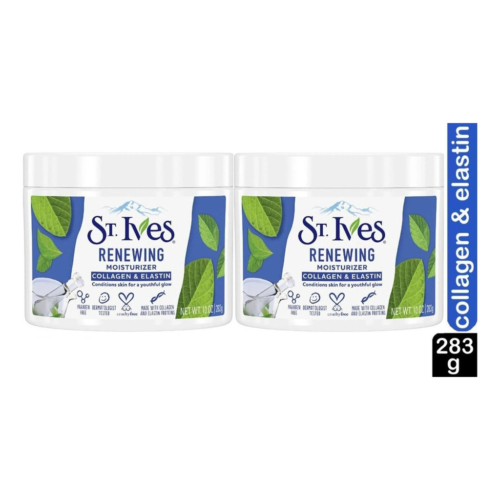 Kit Creme Facial St. Ives Colágeno E Elastina 283g O Melhor Hidratante Rosto