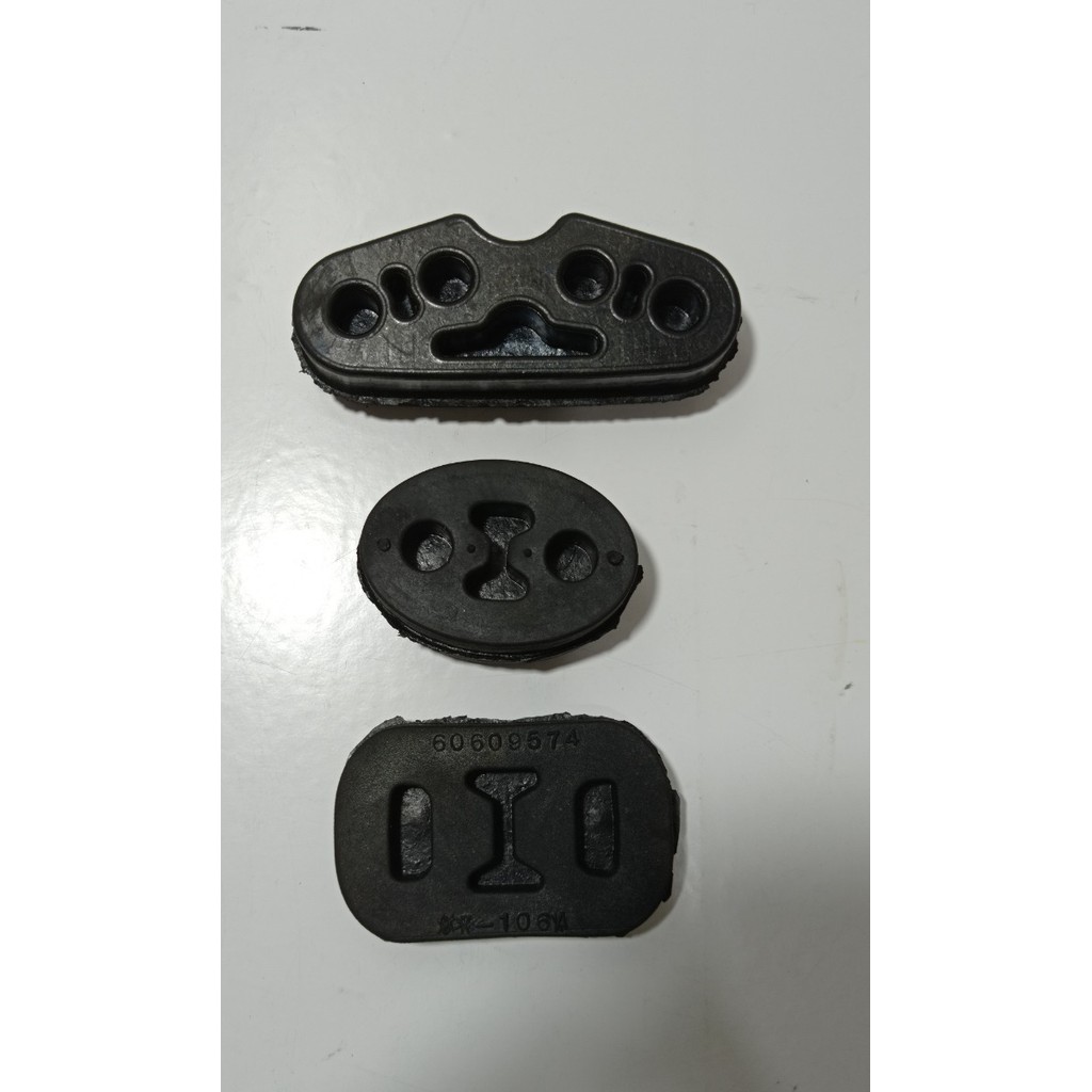 Kit Borracha / Coxim Escapamento Marea Todos Kit Com 3 Peças