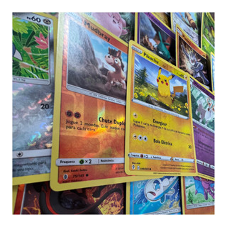 100 Cartas Pokémon Originais com 10 BRILHANTES GARANTIDAS - Produto Original Copag - Sem repetidas em Oferta na Shopee