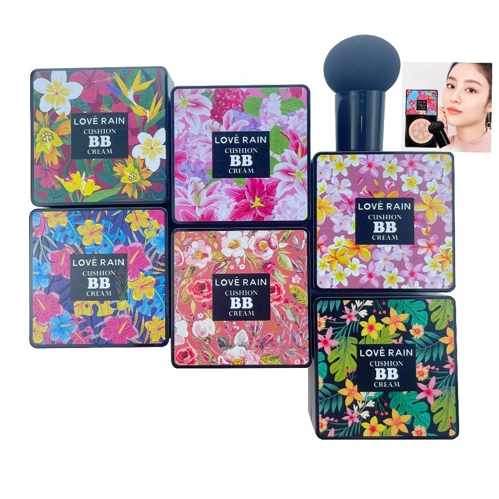 BB CreamBase/Corretivo com Esponja com Formato de Cogumelo Base Clareador Maquiagem Creme Clareador Cor Marfim e Natural — imagem 1